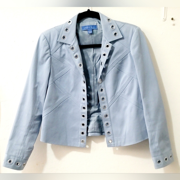 Y2K Linea Blu 2 Piece Blazer/Tank - Picture 2 of 8